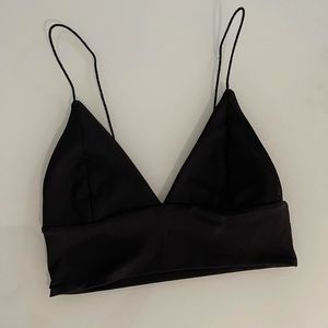 Black crop top